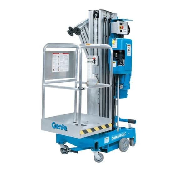 Plataforma elevatória telescópica AWP30 com grande alcance horizontal